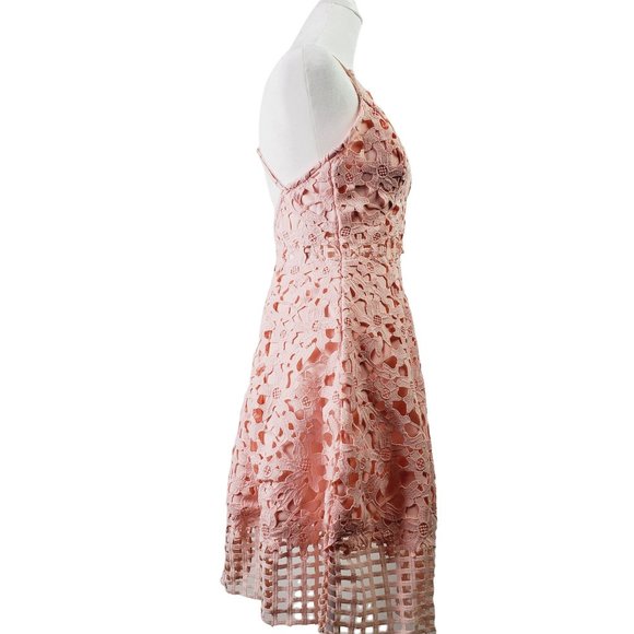 Lovers + Friends Bellini LaceDress in Veiled Rose, Sz S - Picture 8 of 12